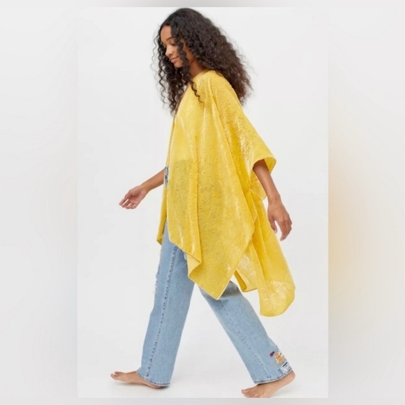 Urban Outfitters Yellow Boho Kimono - Picture 3 of 5